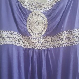 Venus lavender cotton dress
